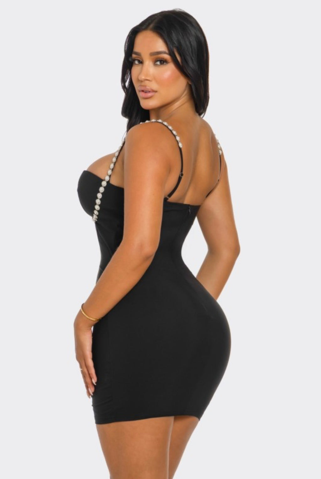 Isabella Mini Dress - Black