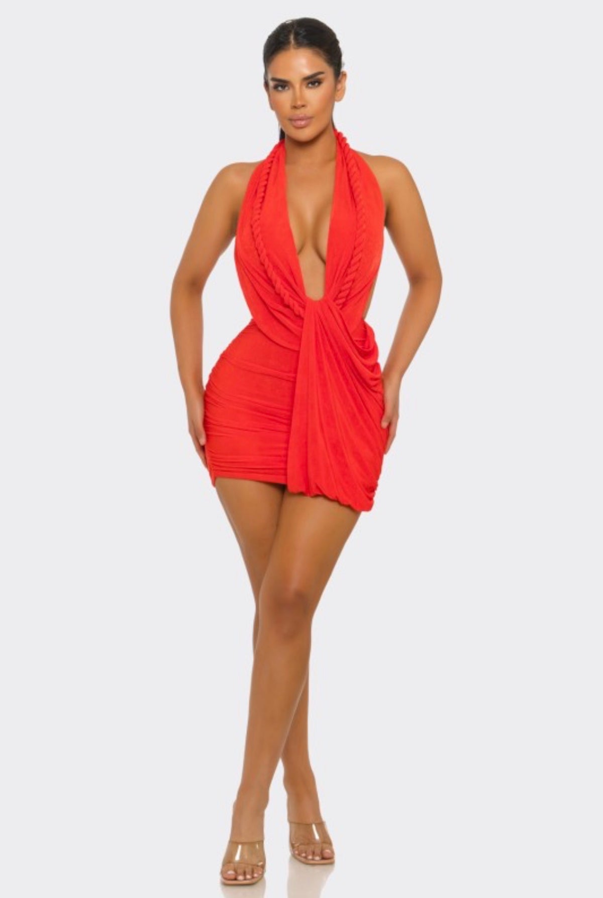 Gabriella Mini Dress -Red