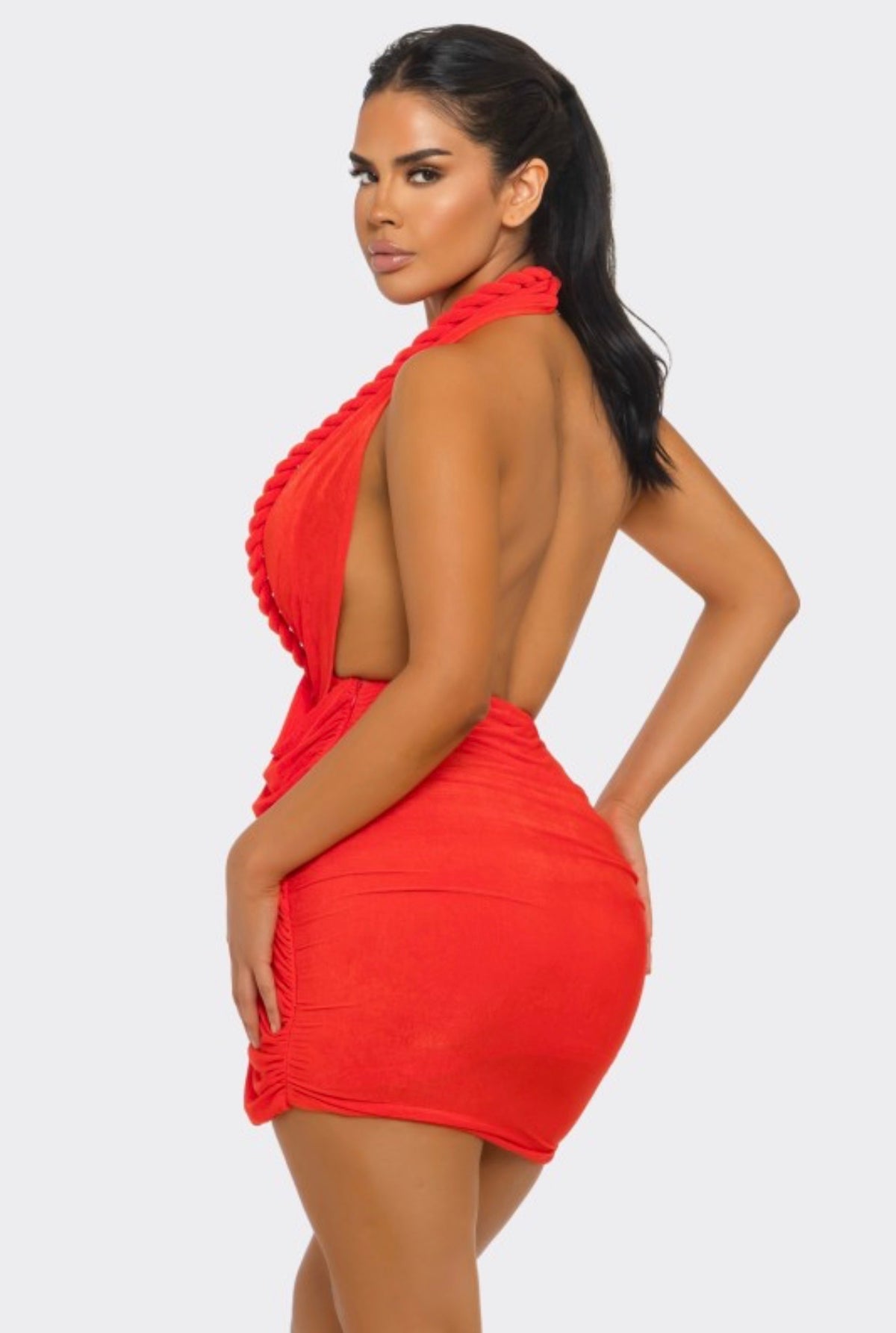 Gabriella Mini Dress -Red