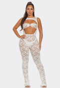 Aurora lace Jumpsuit - White