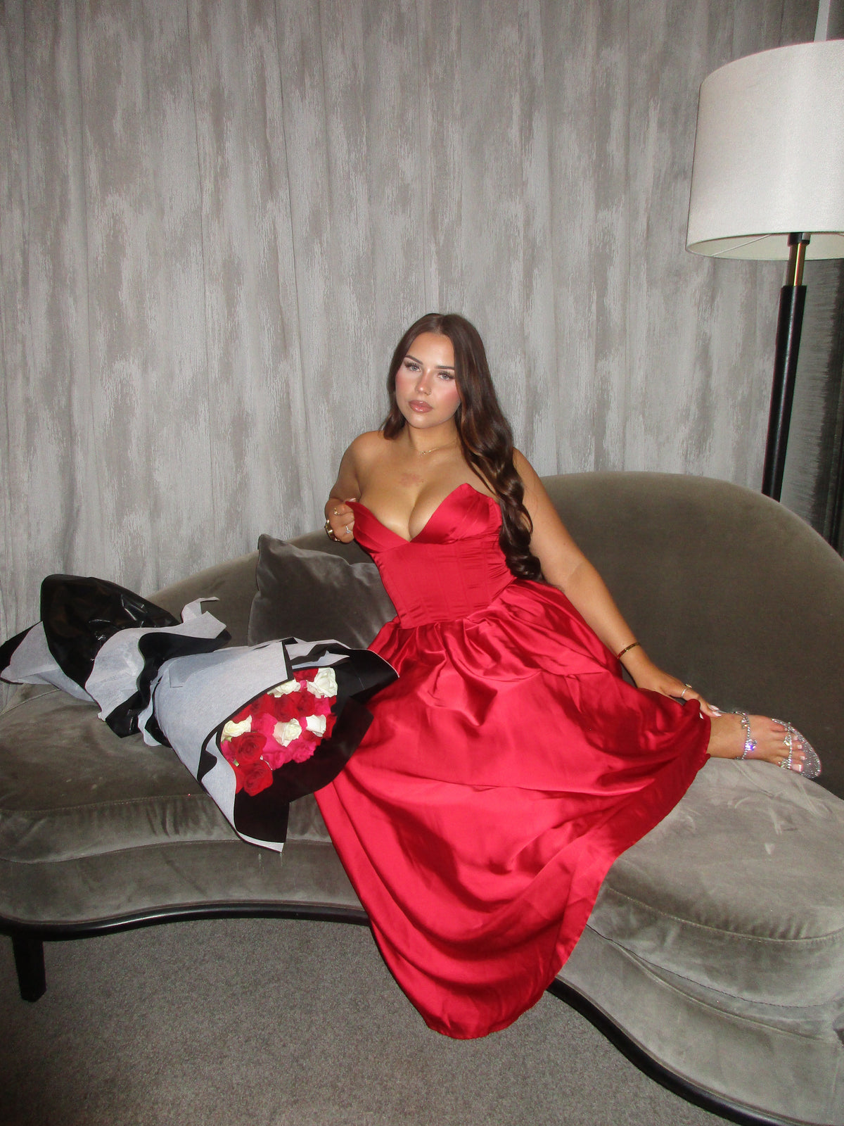 Bridget Maxi Dress - Red