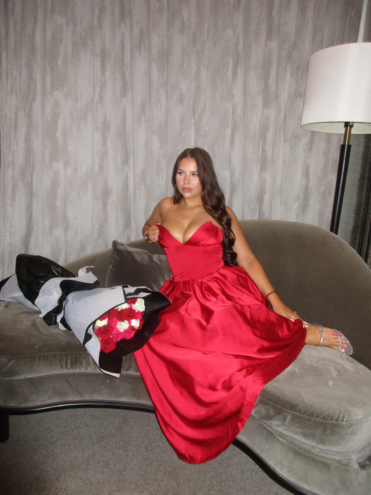 Bridget Maxi Dress - Red